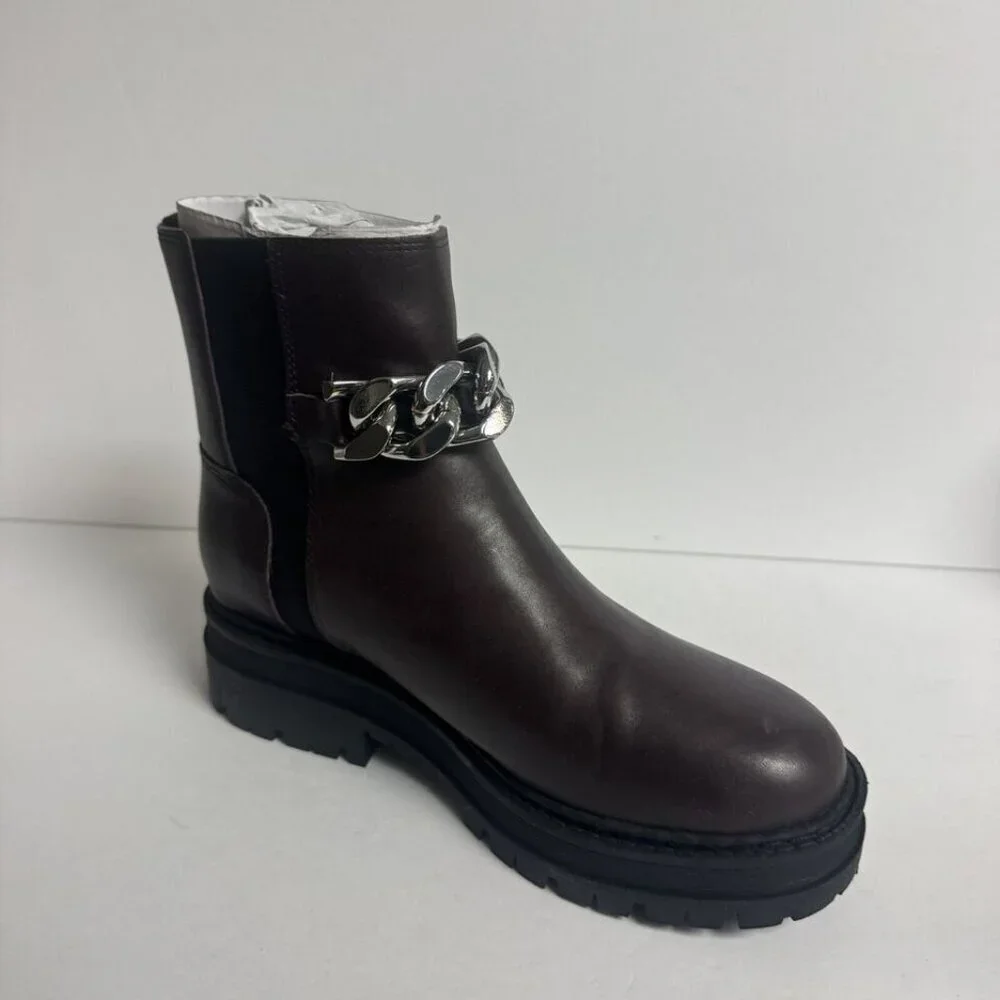Marc Fisher Womens Parrie Boot Dark Red Size 8 M